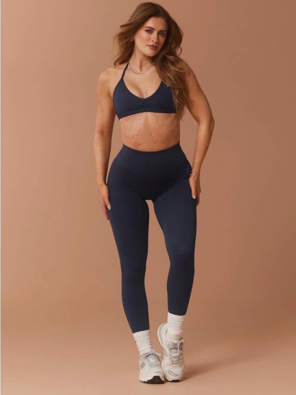 Gymshark Whitney Regular Leggings - Heavy Blue | Medium